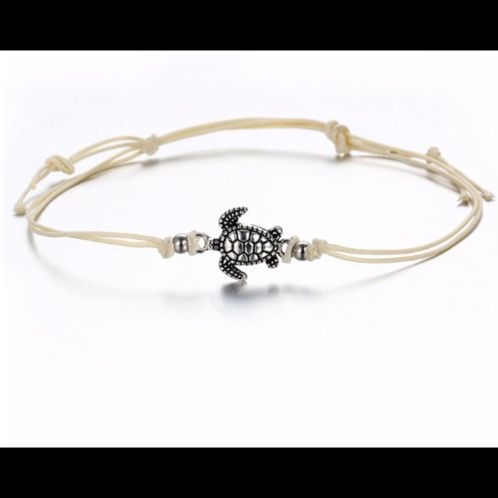 🌺 New Turtle Charm Anklets Set - Picture 5 of 6